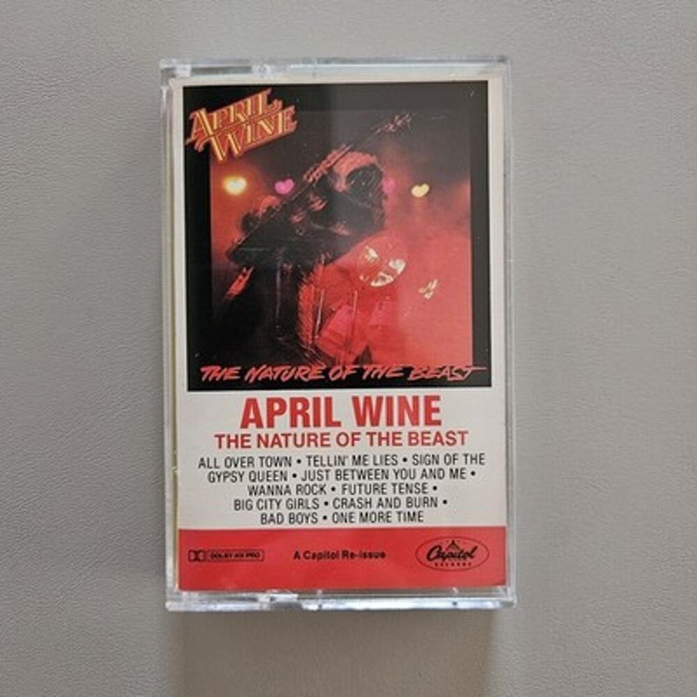 April Wine - The Nature of the Beast - Vtg Cassette Tape - Physical Music - Rock